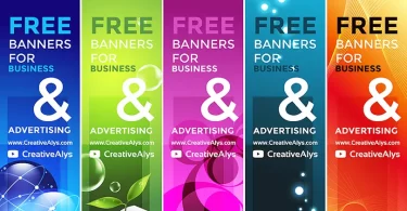 vertical banners for advertising