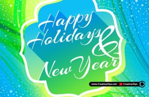 Happy Holidays & New Year Vector Artwork