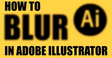 How to Blur in Illustrator