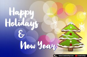 Happy Holidays & New Year Vector