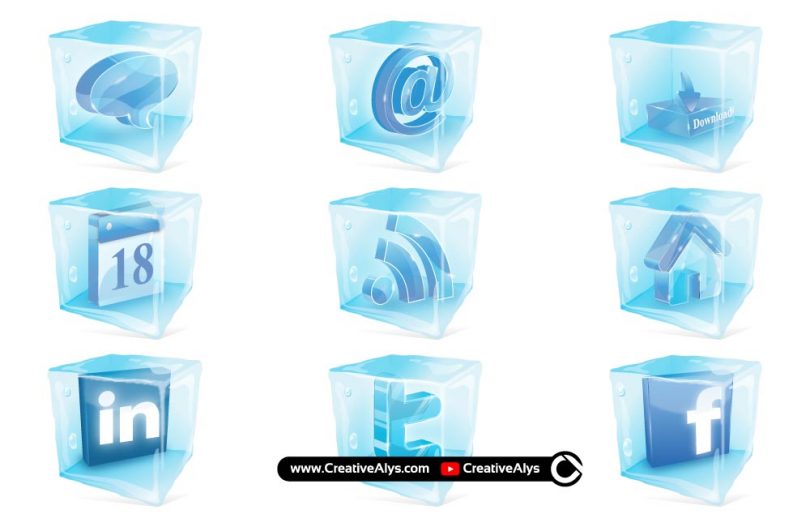 3d-ice-cube-web-app-icons