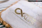 Gold Plated Logo Mockup