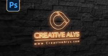 wall-neon-style-logo-mockup