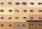 human-eyes-vector-collection