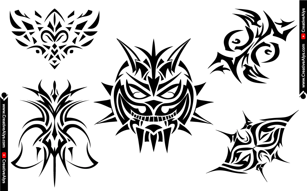 Tribal Tattoo Design Vector 07 by Zymanko on DeviantArt