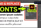 How to Find & Replace Fonts in Illustrator