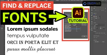 How to Find & Replace Fonts in Illustrator