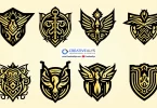 Free Creative Crests in Vector