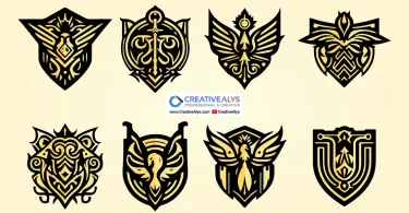 Free Creative Crests in Vector