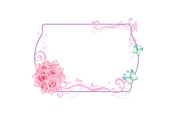 Free Vector Floral Frame